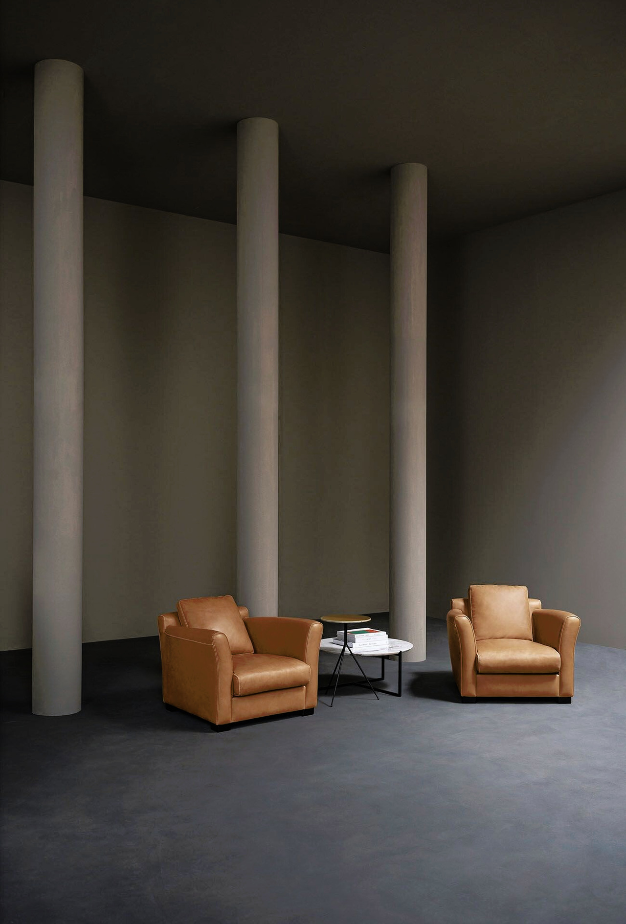 Diner Leather Armchair by Piero Lissoni, view 7