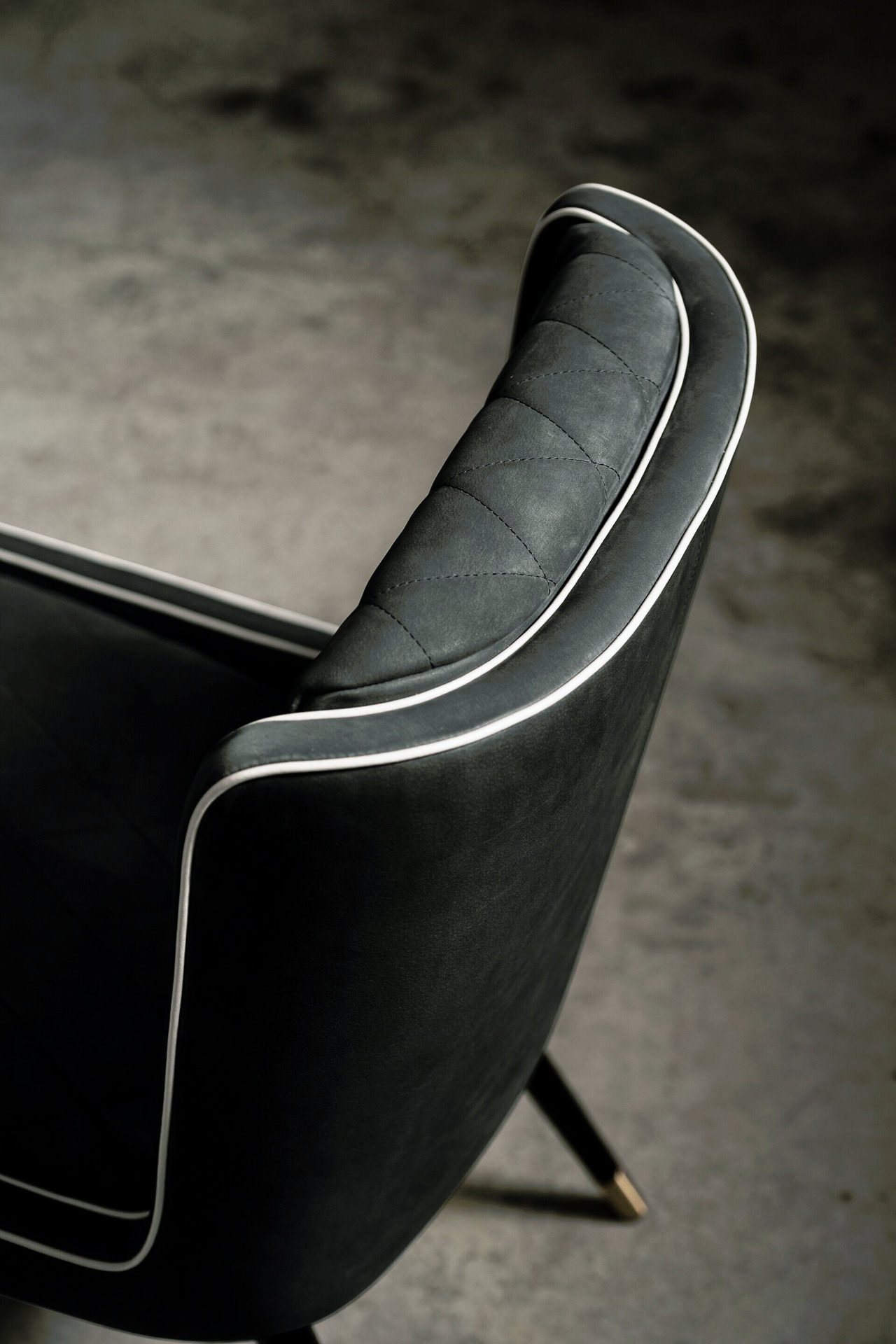 Dolly Baby Leather Chair by Baxter, view 2
