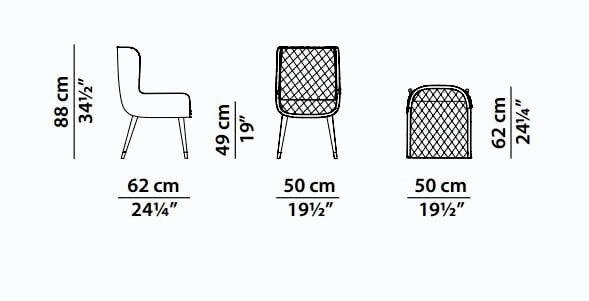Dolly Baby Leather Chair by Baxter, view 6