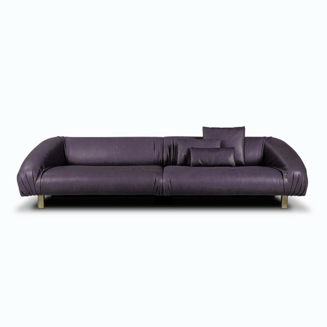 Fold Leather Sofa