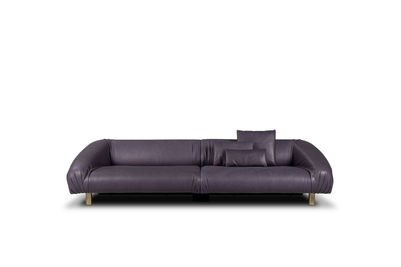 Fold Leather Sofa
