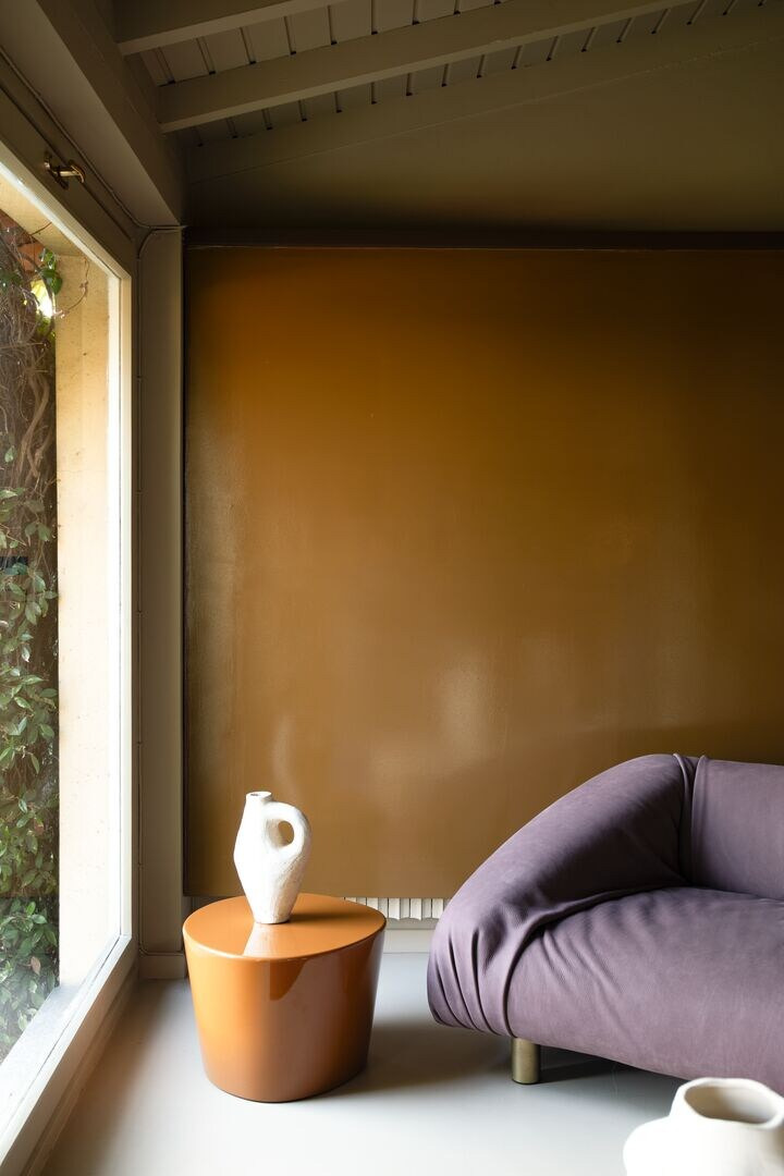 Fold Leather Sofa, view 4