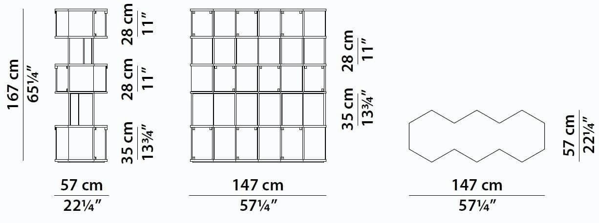 Hive Shelving Unit by Baxter, view 4