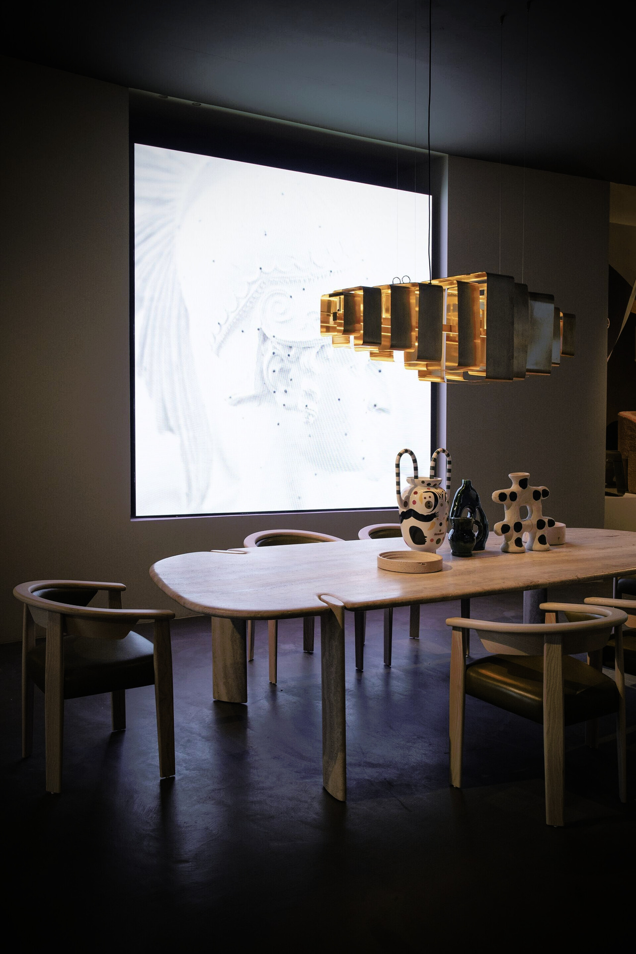 Isamu Stone Table, view 5