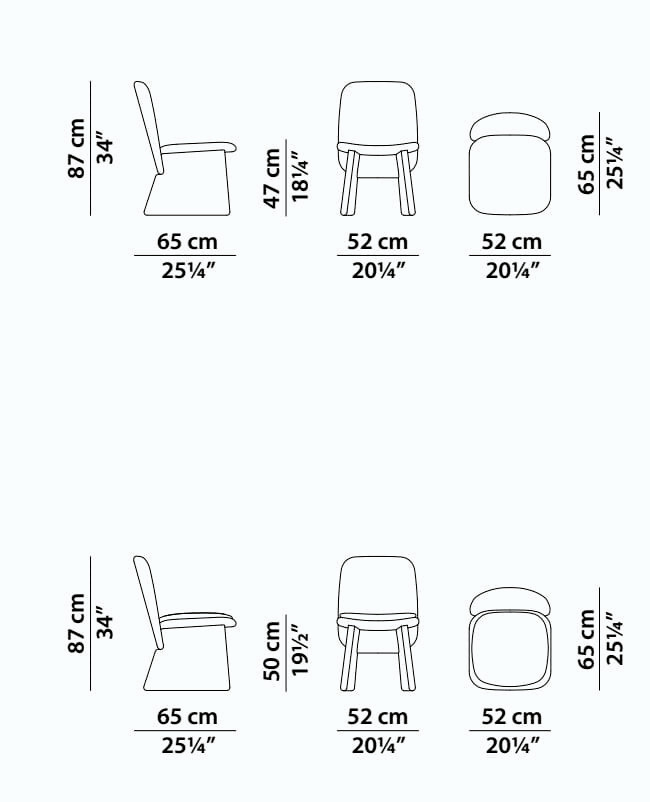 Jodie Leather Sled Chair, view 12