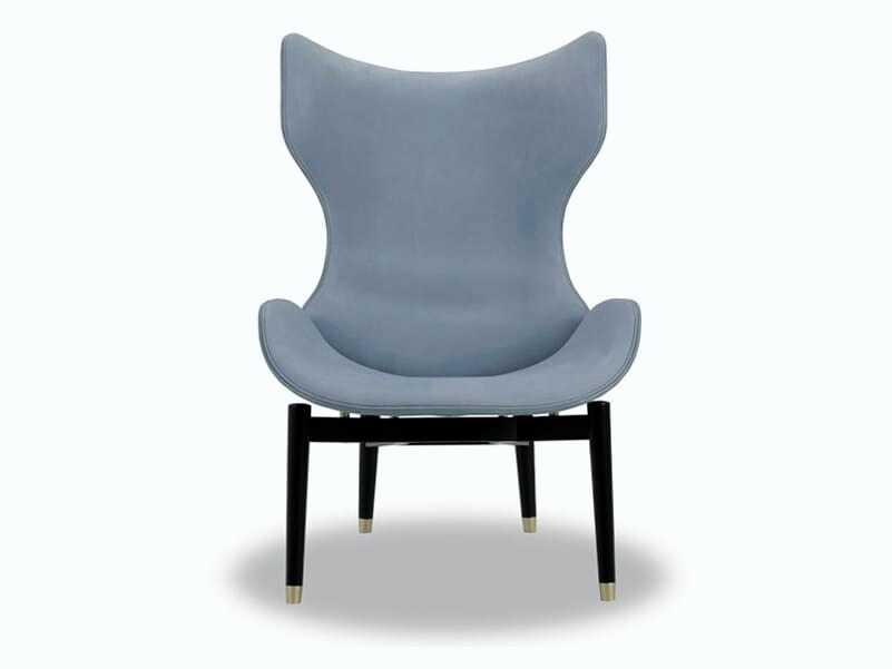 Jorgen Leather Bergere by Baxter