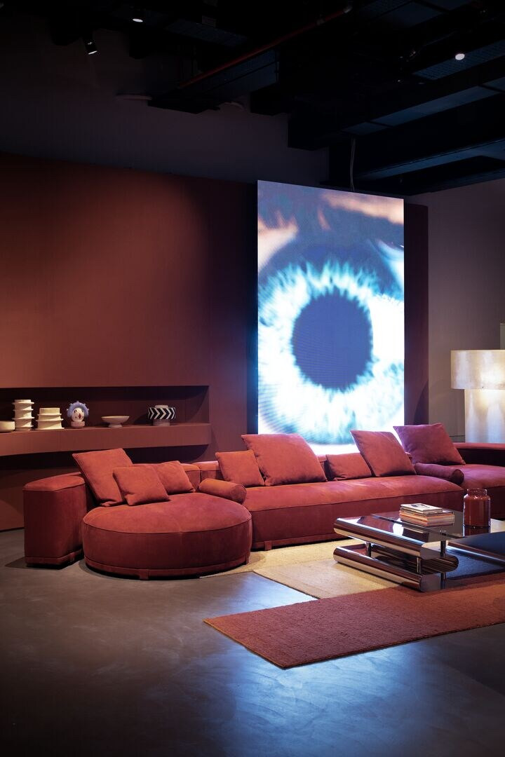 Juliette Baxter Modular Leather Sofa, view 15