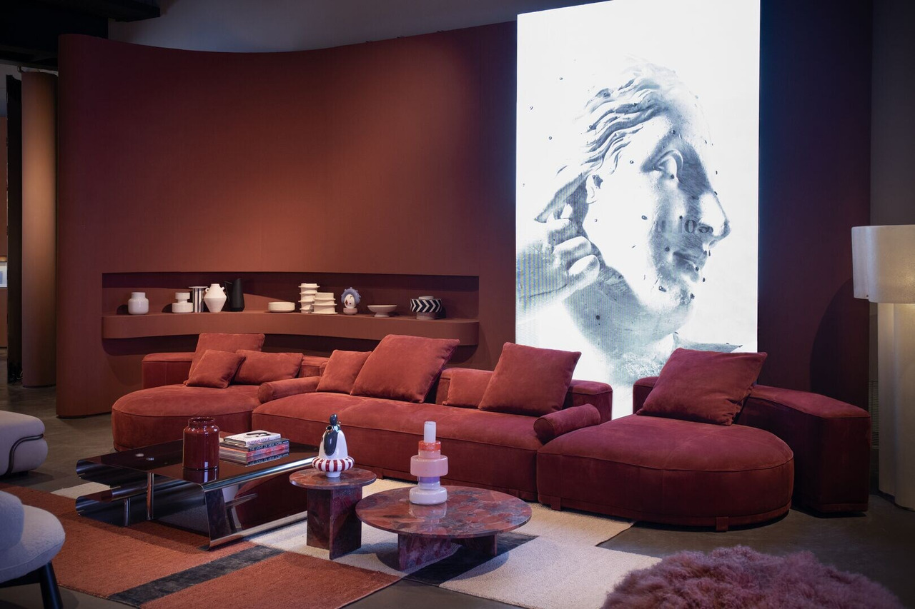 Juliette Baxter Modular Leather Sofa, view 16