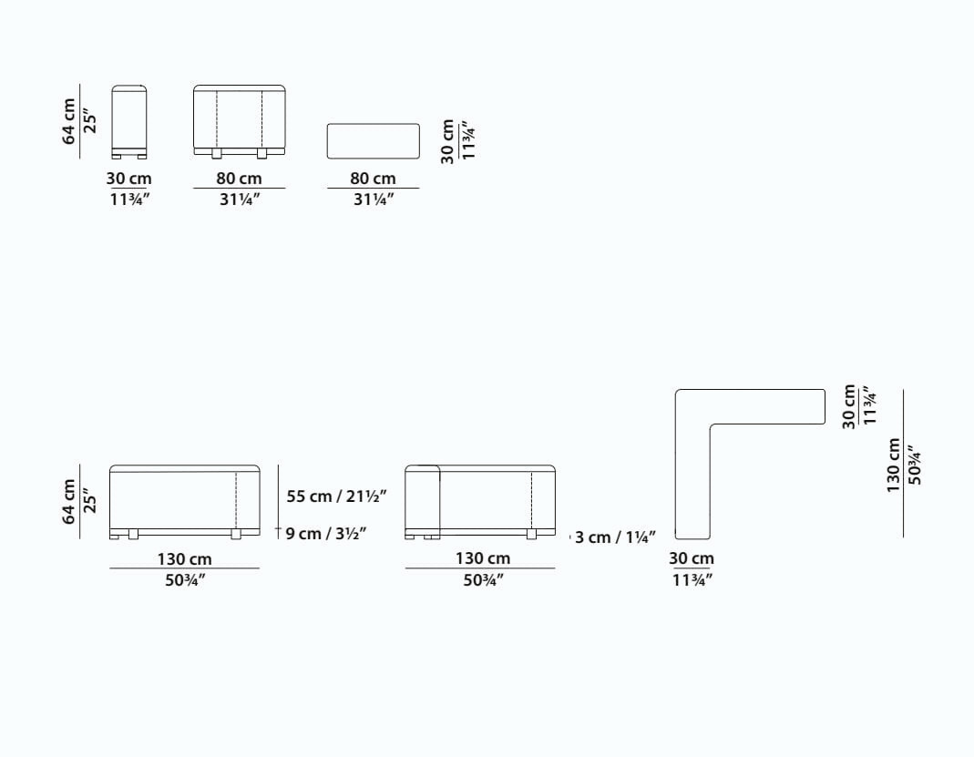 Juliette Baxter Modular Leather Sofa, view 7