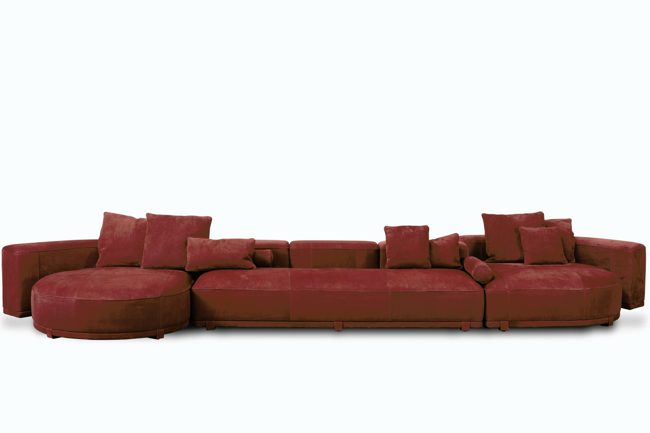 Juliette Baxter Modular Leather Sofa, view 14