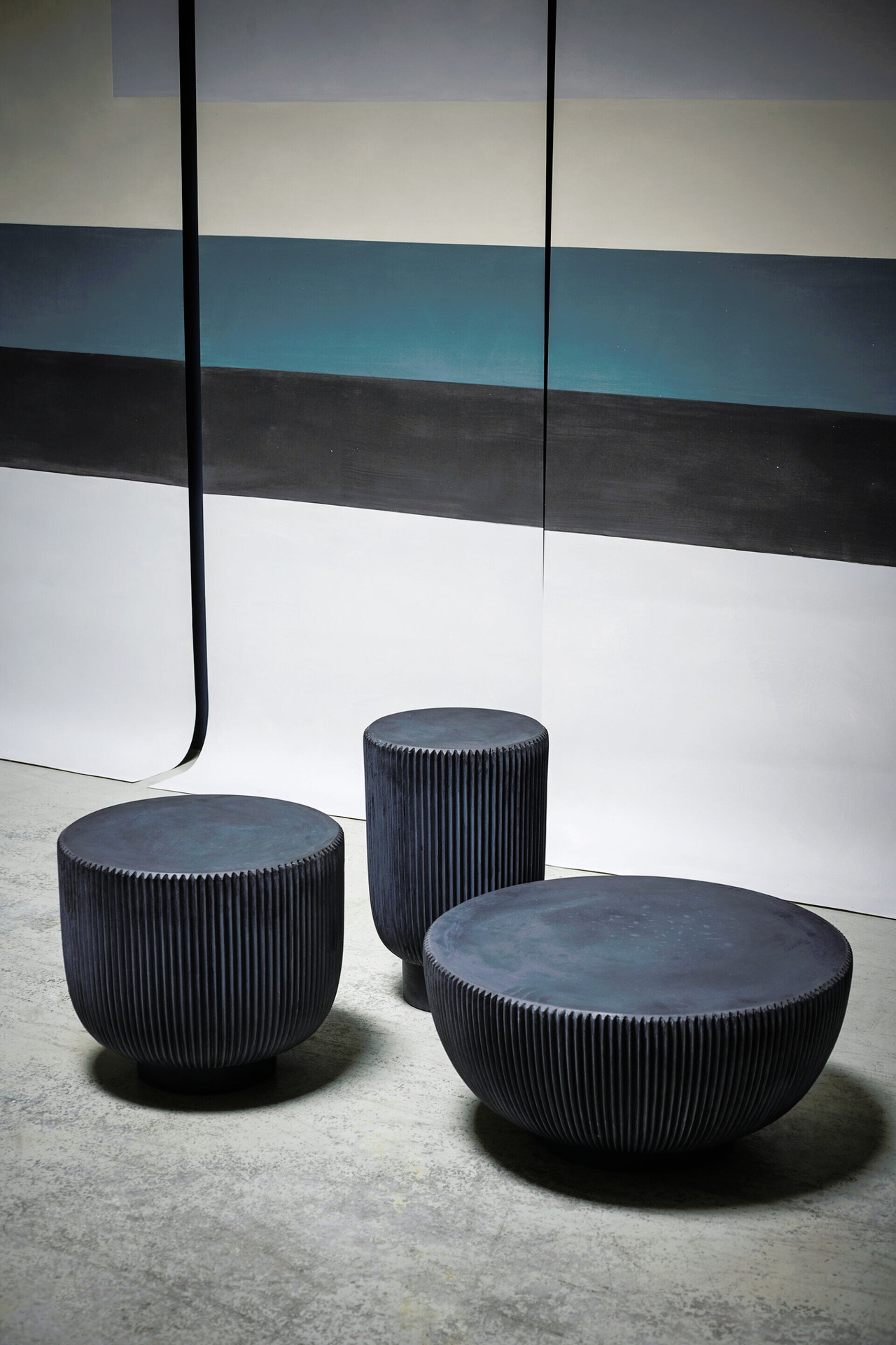 Juno Concrete Side Table, view 2