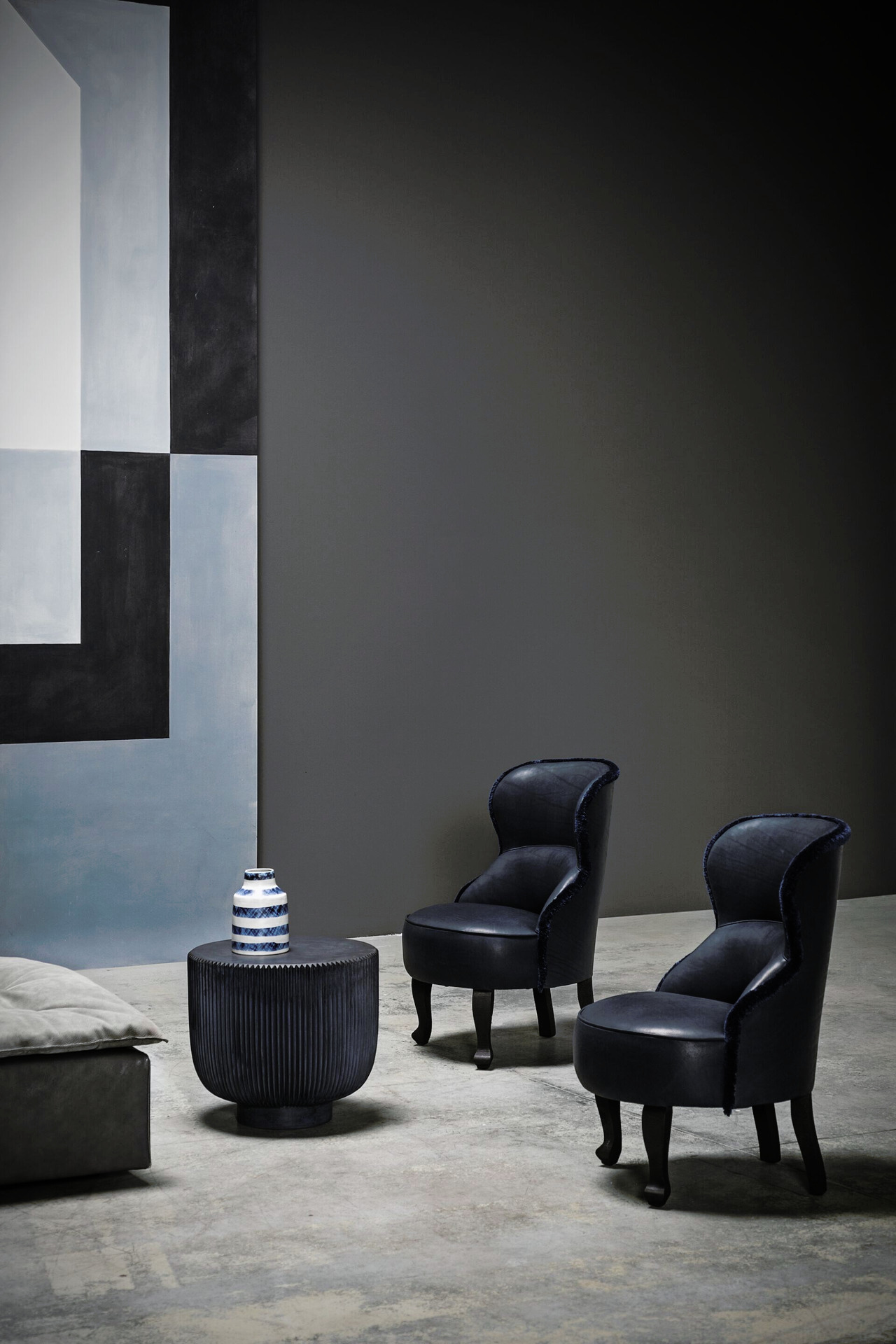 Juno Concrete Side Table, view 3