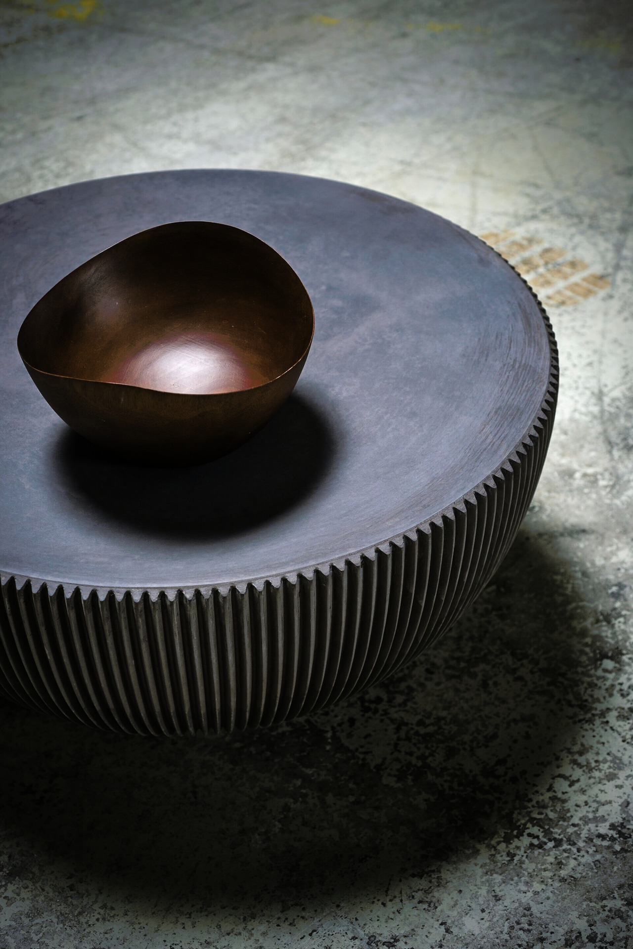 Juno Concrete Side Table, view 4
