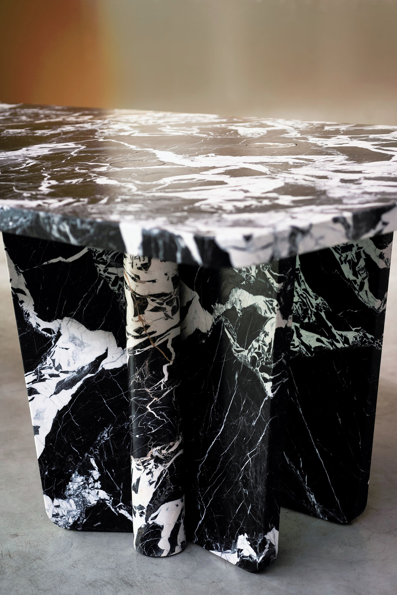 Kate Marble Dining Table by Baxter, view 11