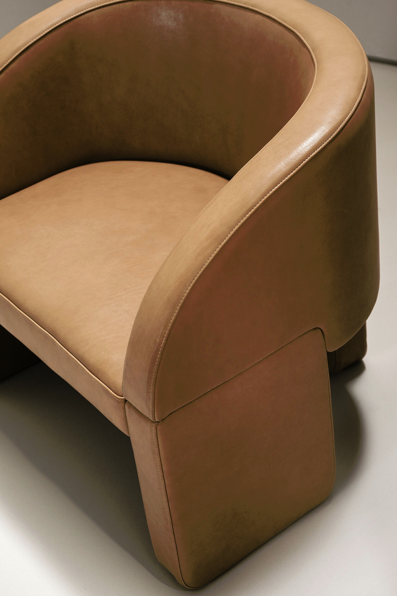 Lazybones Lounge Leather Armchair, view 5