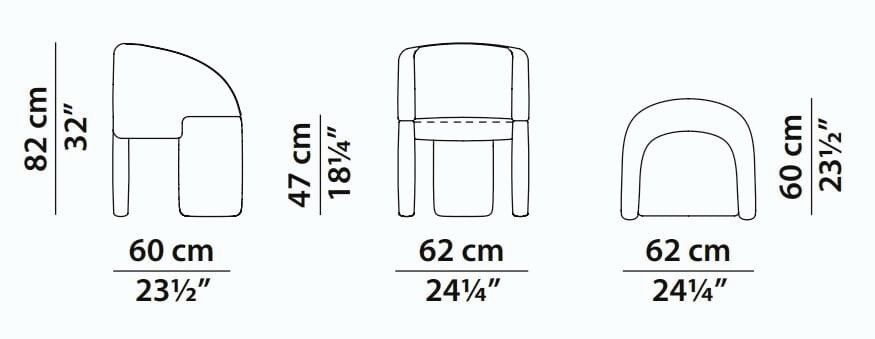 Lazybones Mouton Armchair, view 7