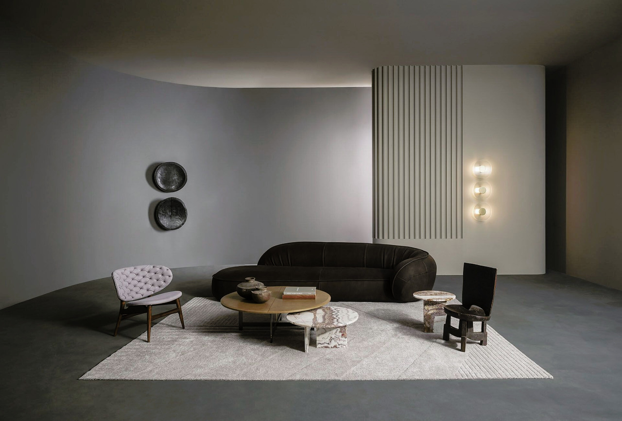 Leon Leather Sofa by Draga & Aurel, view 2