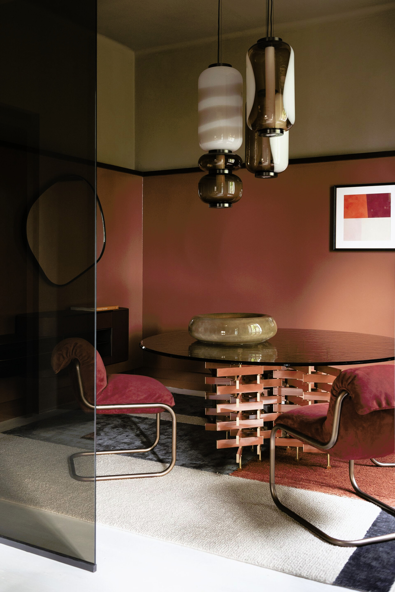Loom Round Table by Baxter, view 2