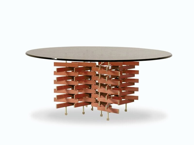 Loom Round Table by Baxter, view 7