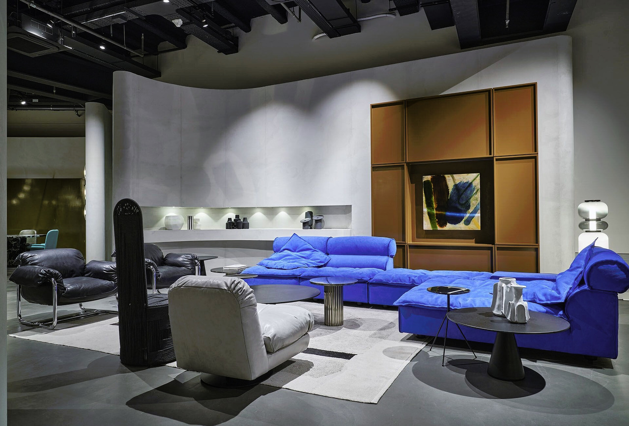 Miami Soft Modular Leather Sofa, view 15