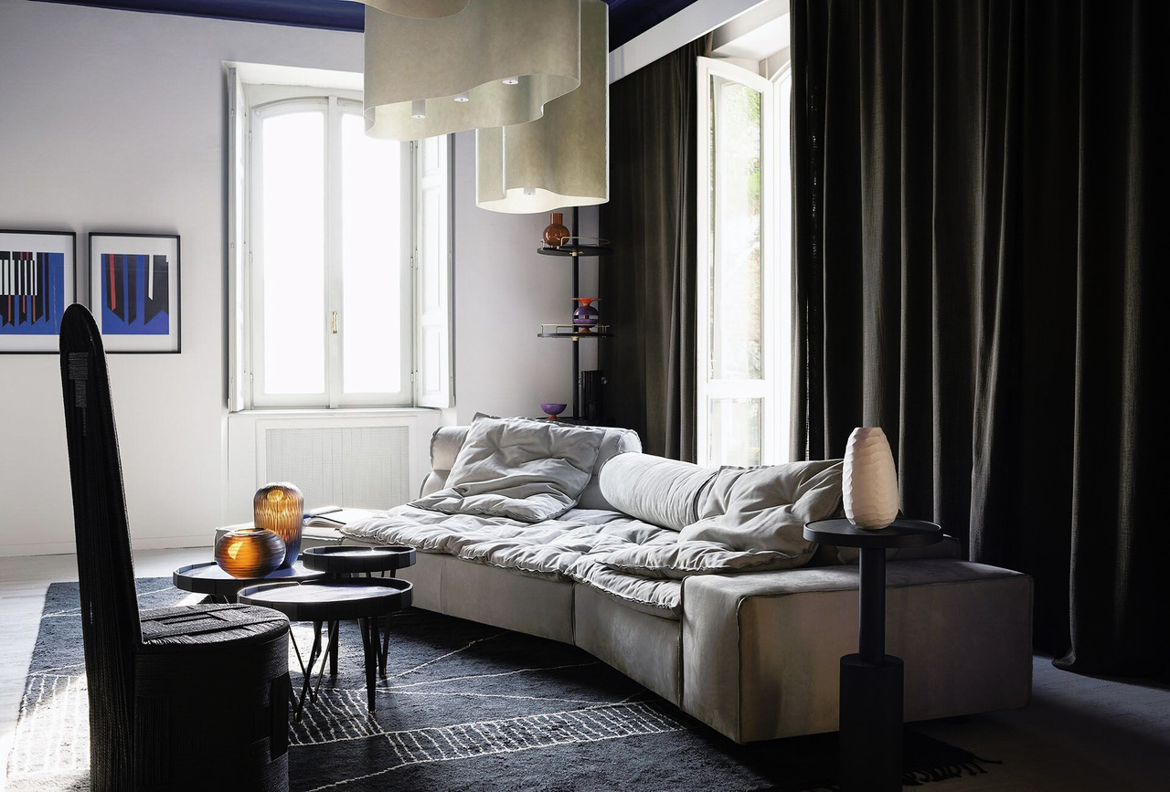 Miami Soft Modular Leather Sofa, view 7