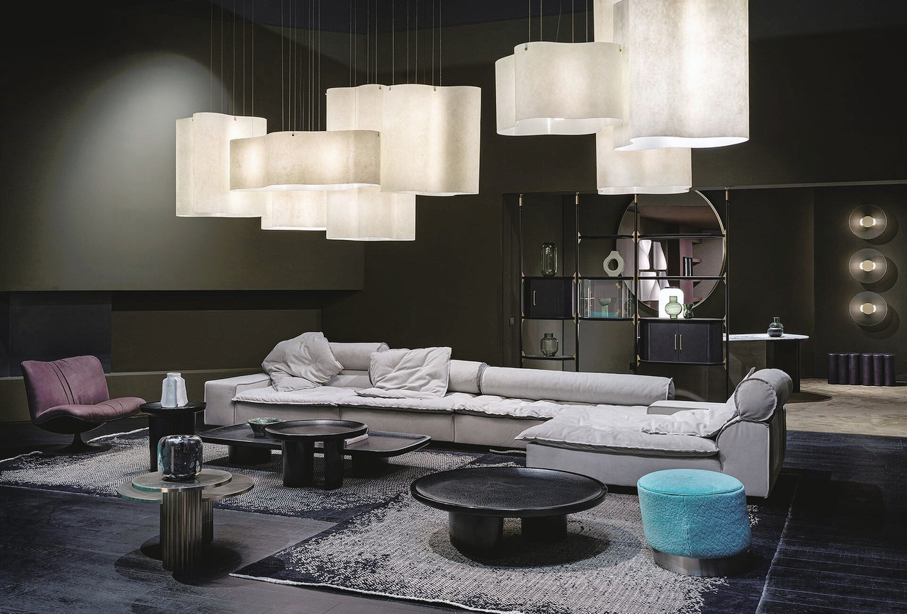 Miami Soft Modular Leather Sofa, view 9