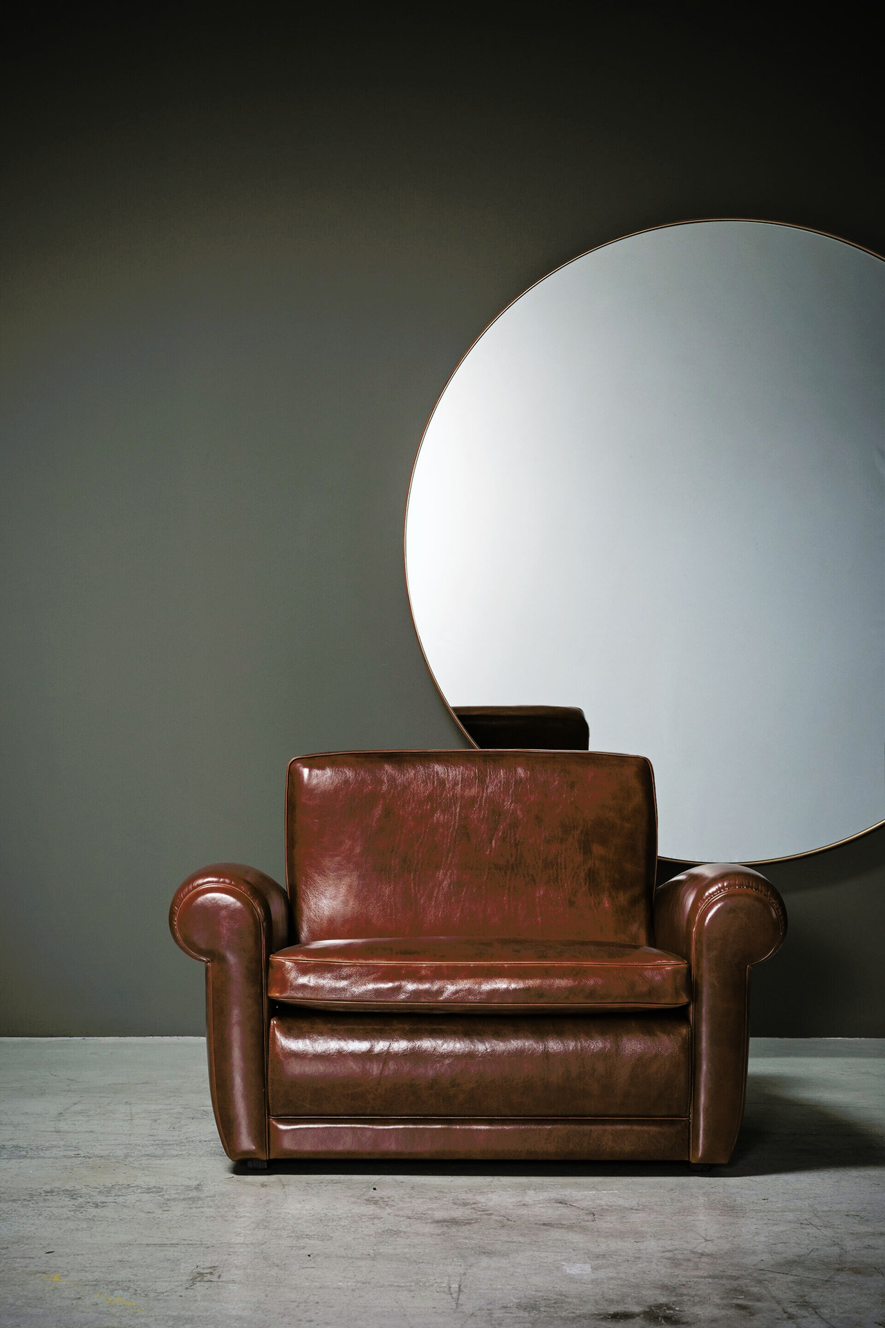 Mickey Extra Leather Armchair, view 2