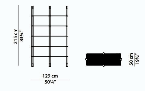 Mikado Floor Shelving Unit, view 11
