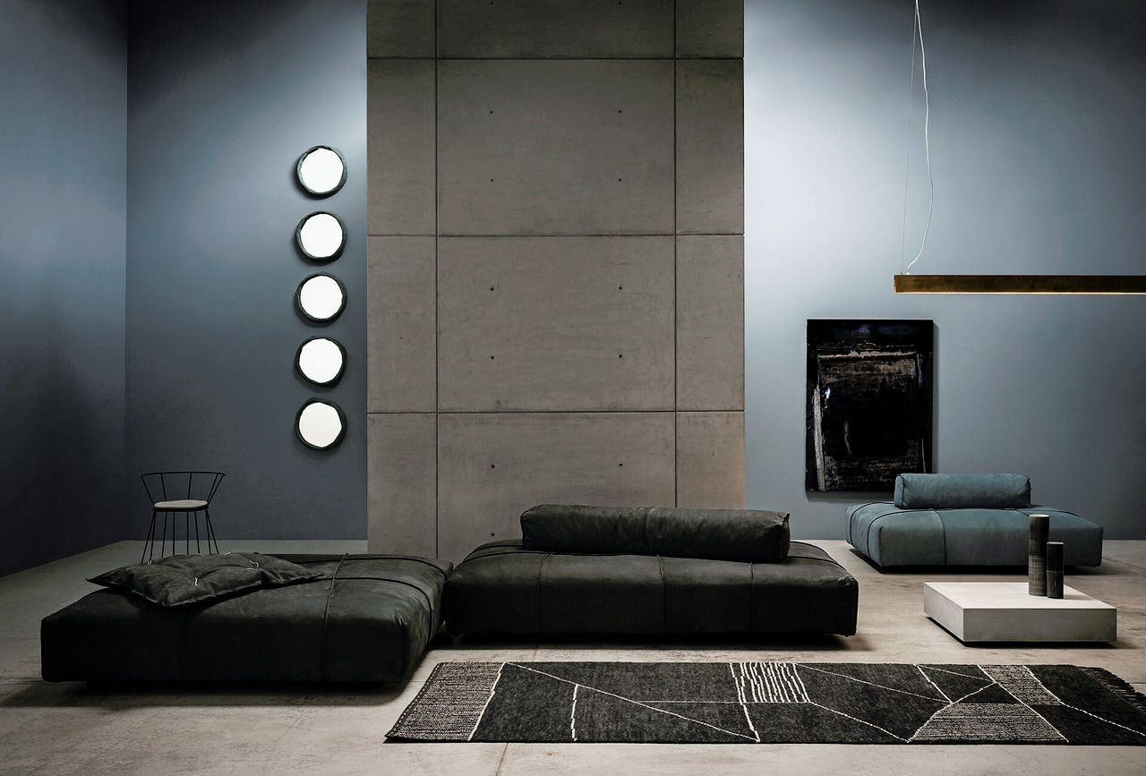 Panama Bold Modular Leather Sofa, view 3