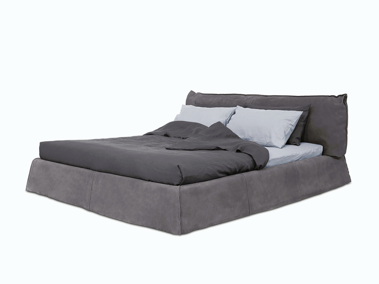 Paris Slim Leather Bed