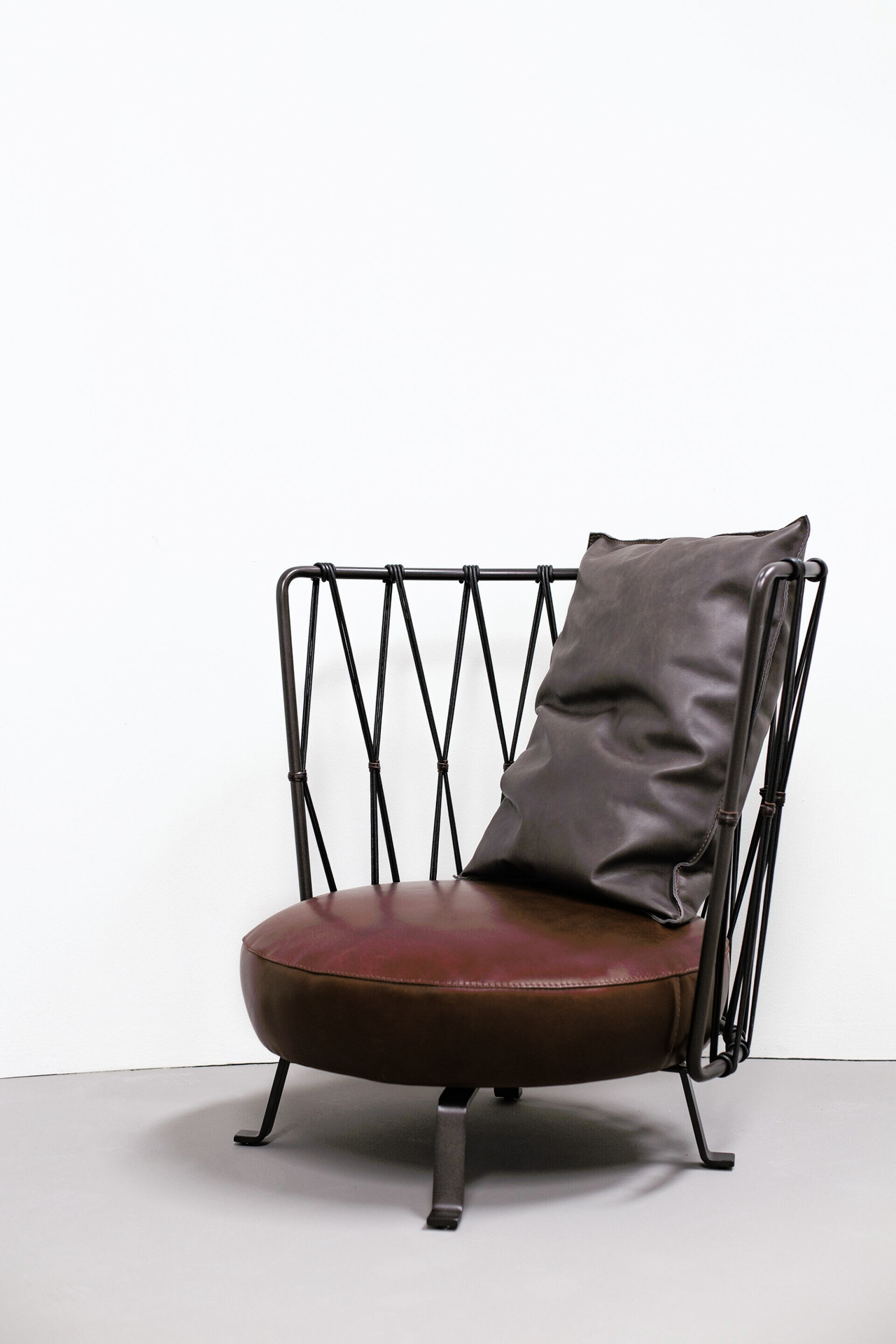 Pedro Leather Armchair by Baxter, view 2