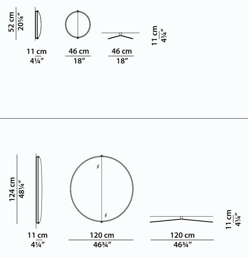 Peris Designer Mirror by Pietro Russo, view 5