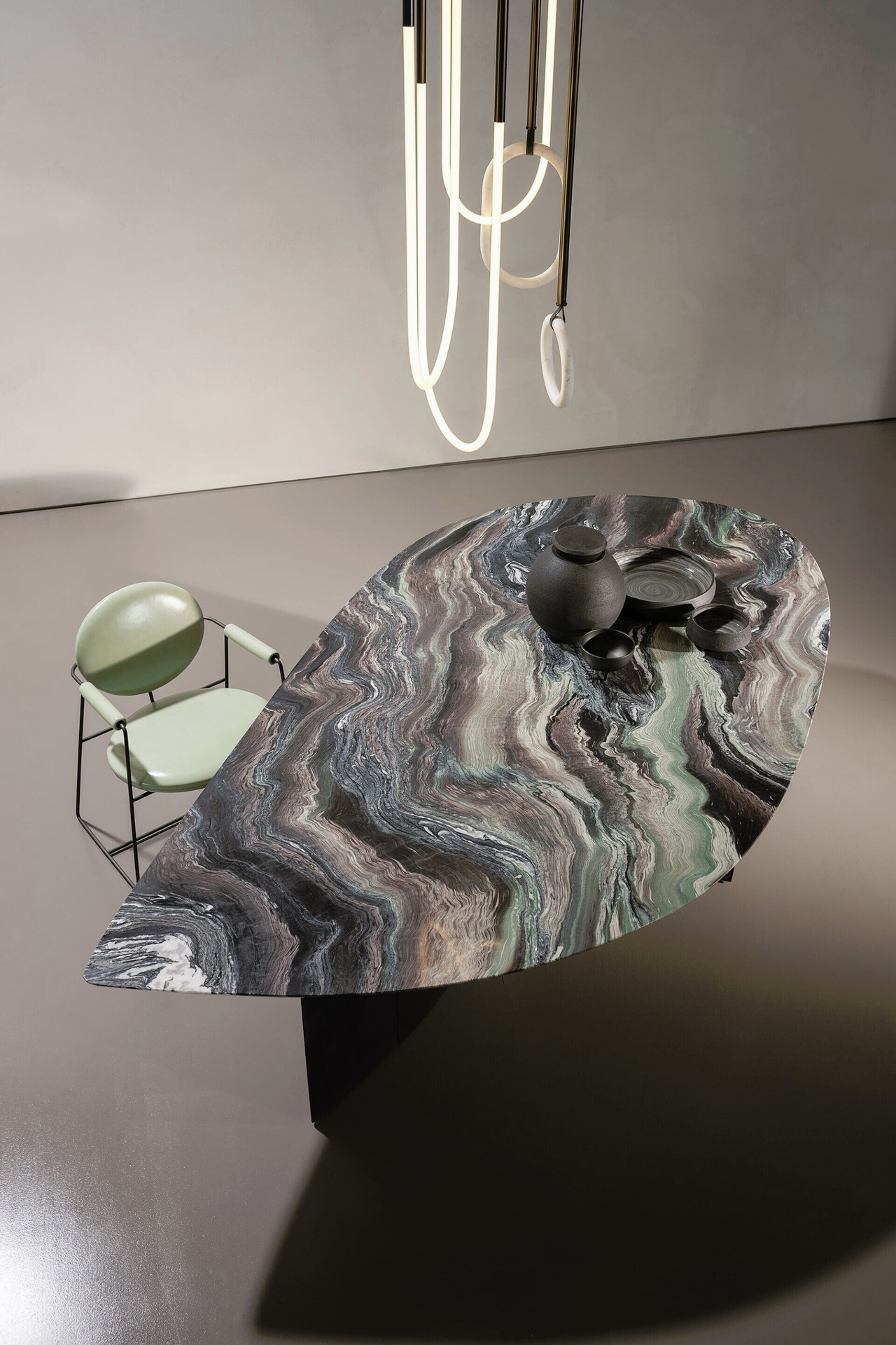 Ronchamp Dining Table by Baxter P., view 2