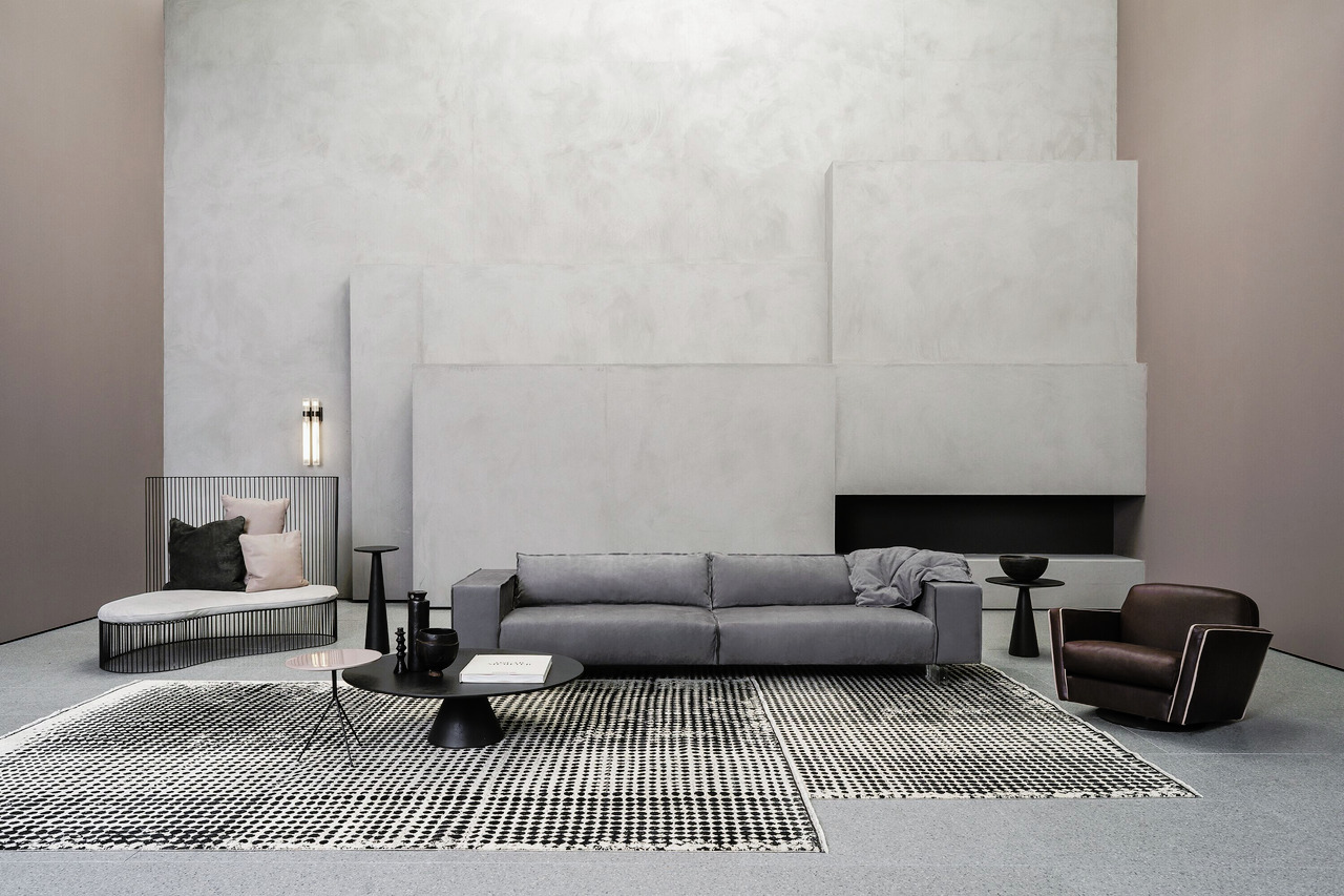 Scarlet Pois Handwoven Rug by Draga&Aurel, view 2