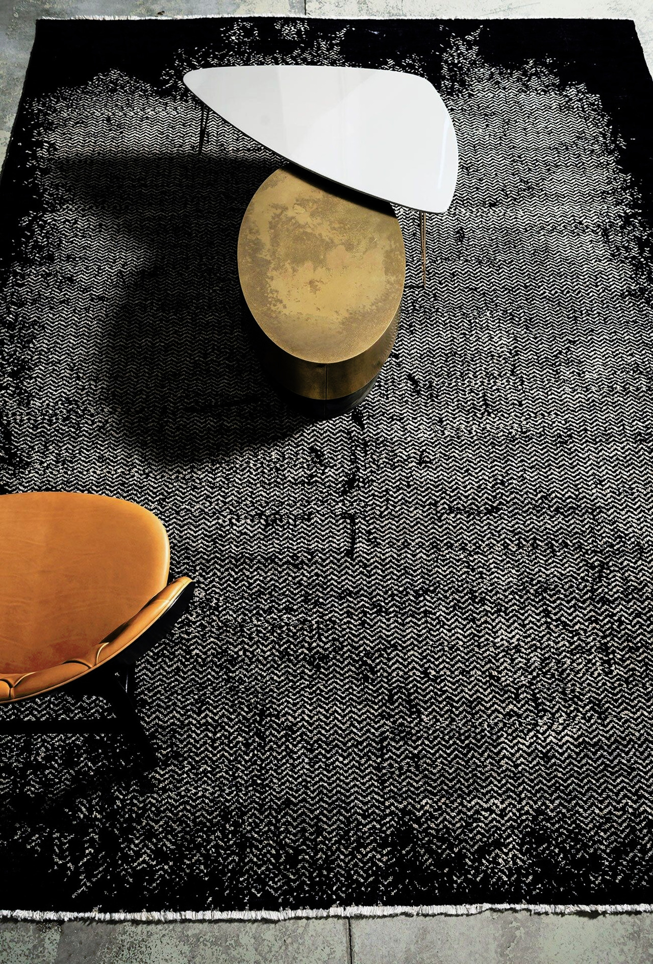 Scarlet Twil Handmade Rug by Draga & Aurel, view 4