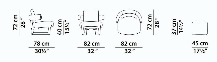 Stig Designer Armchair, view 6