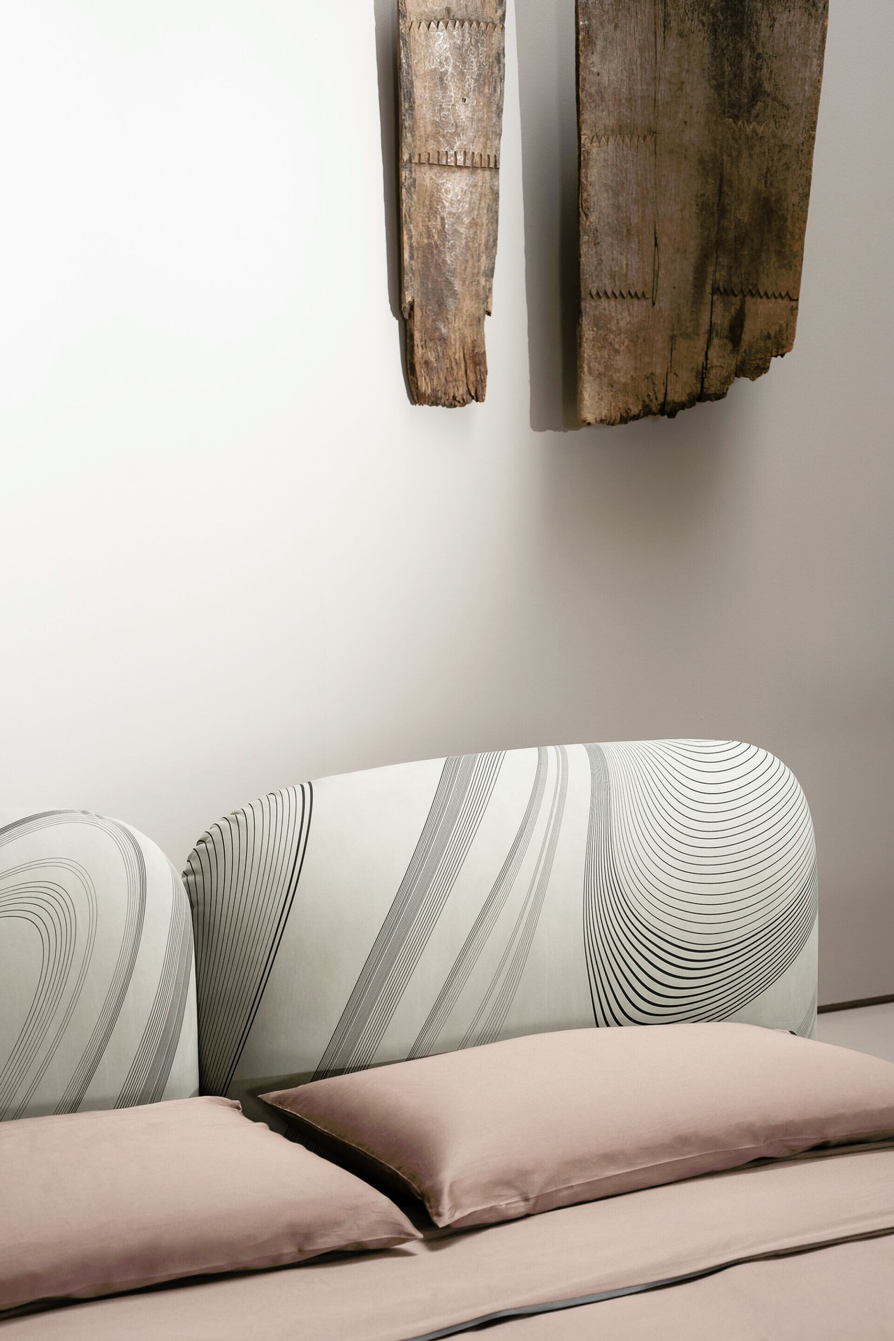 Stone Modular Leather Bed, view 8