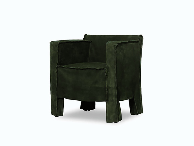 Summer Arms Leather Armchair by Baxter