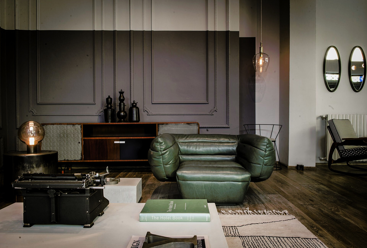 Tactile Leather Armchair, view 3