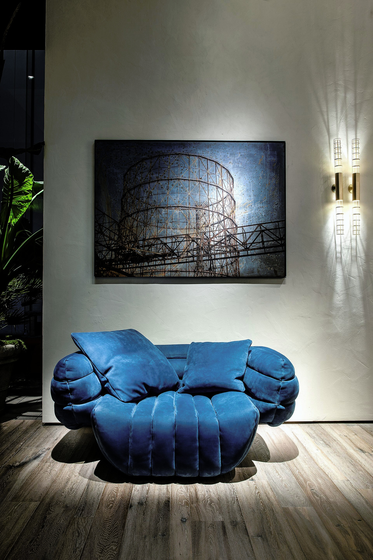 Tactile Leather Armchair, view 6
