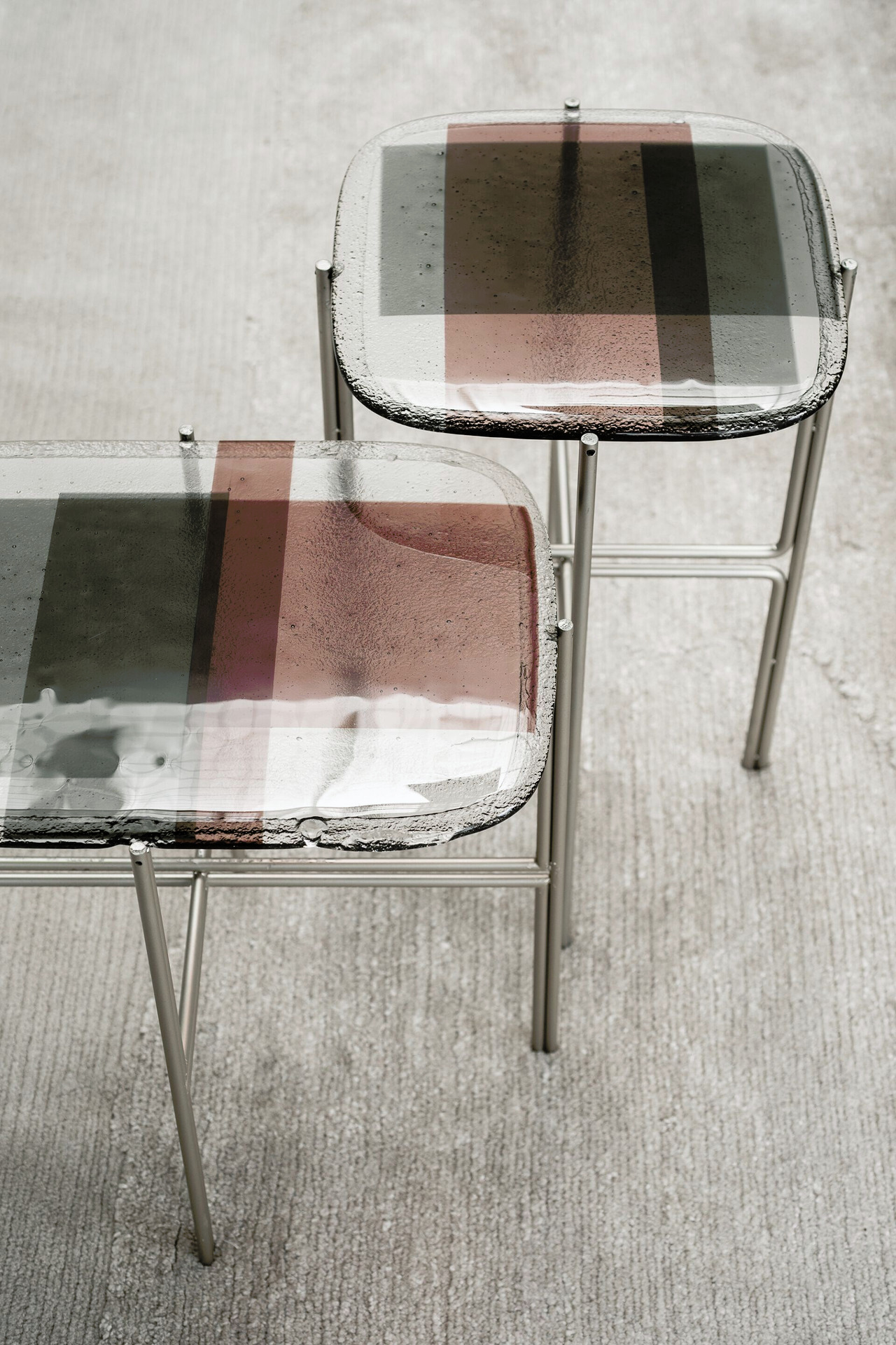 Tetris Baxter Coffee Table in Murano Glass, view 3