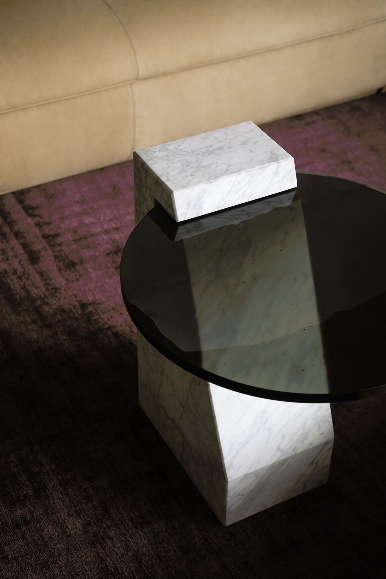 Verre Particulier Round Side Table, view 3