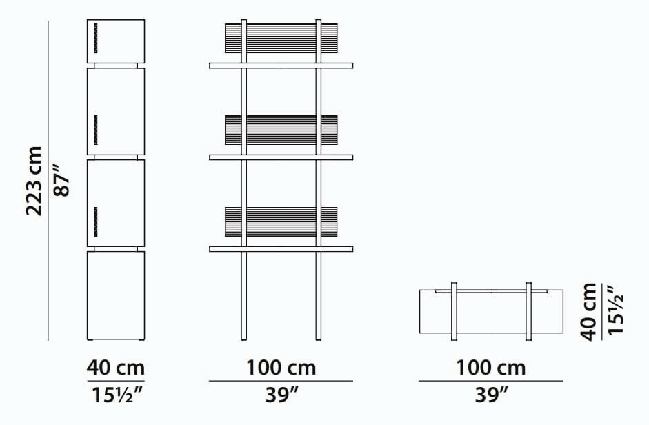 Viceversa Bookcase, view 6