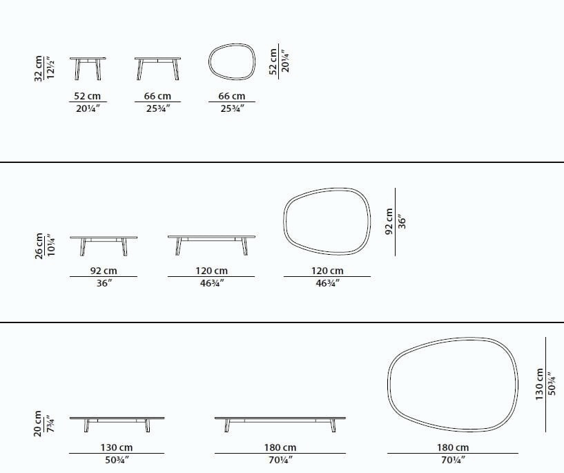 Vietri Coffee Table by Baxter, view 10