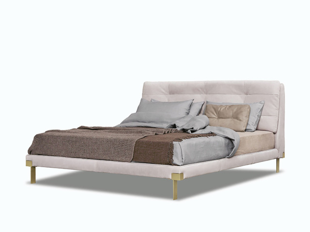 Viktor Leather Bed by Draga & Aurel