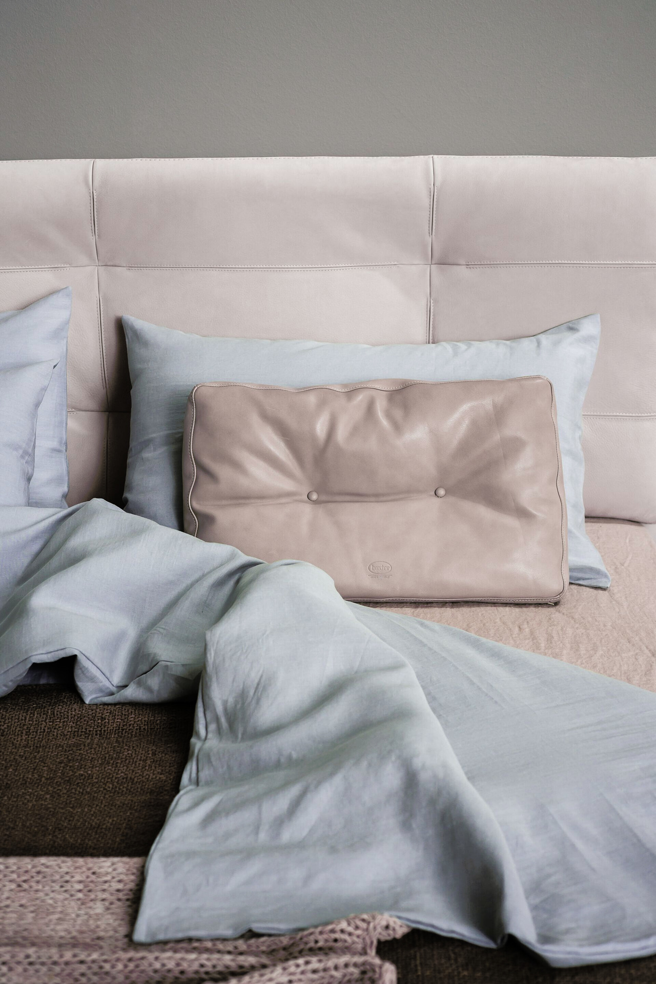 Viktor Leather Bed by Draga & Aurel, view 5