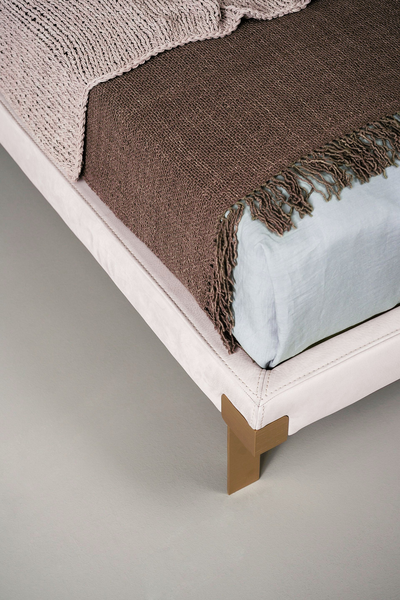 Viktor Leather Bed by Draga & Aurel, view 6