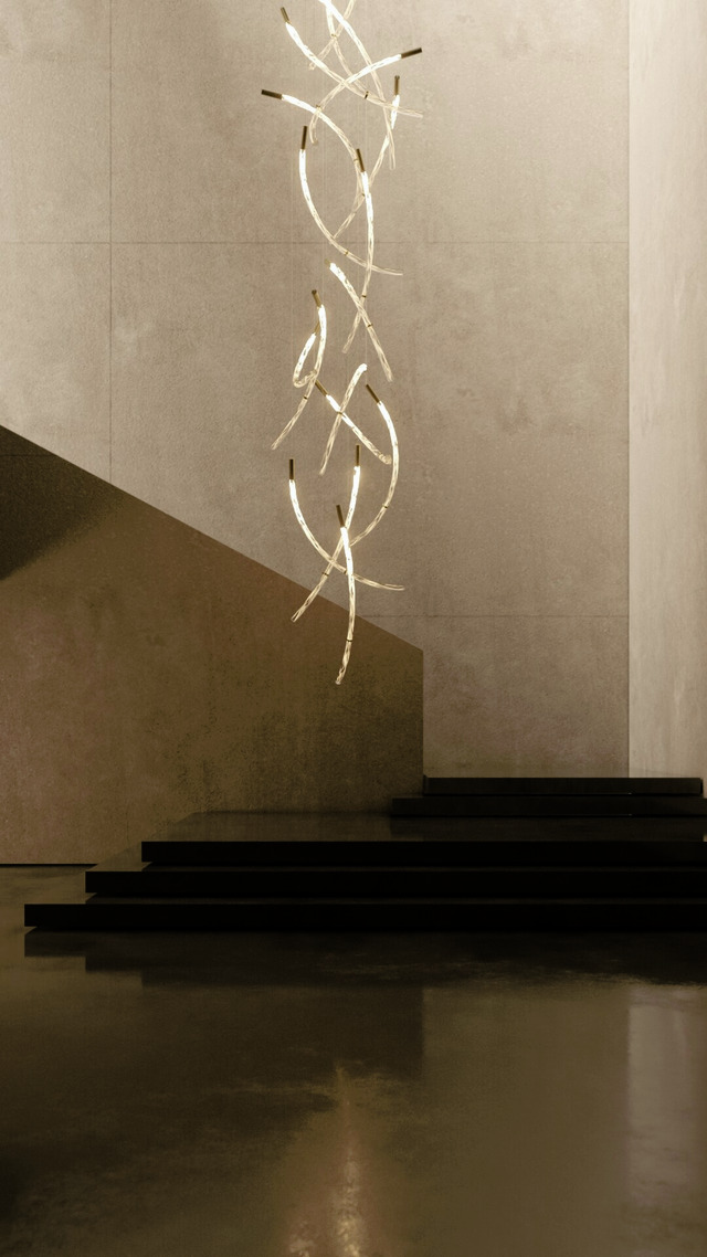 Flare Chandelier, 6 Pieces, Variant 11