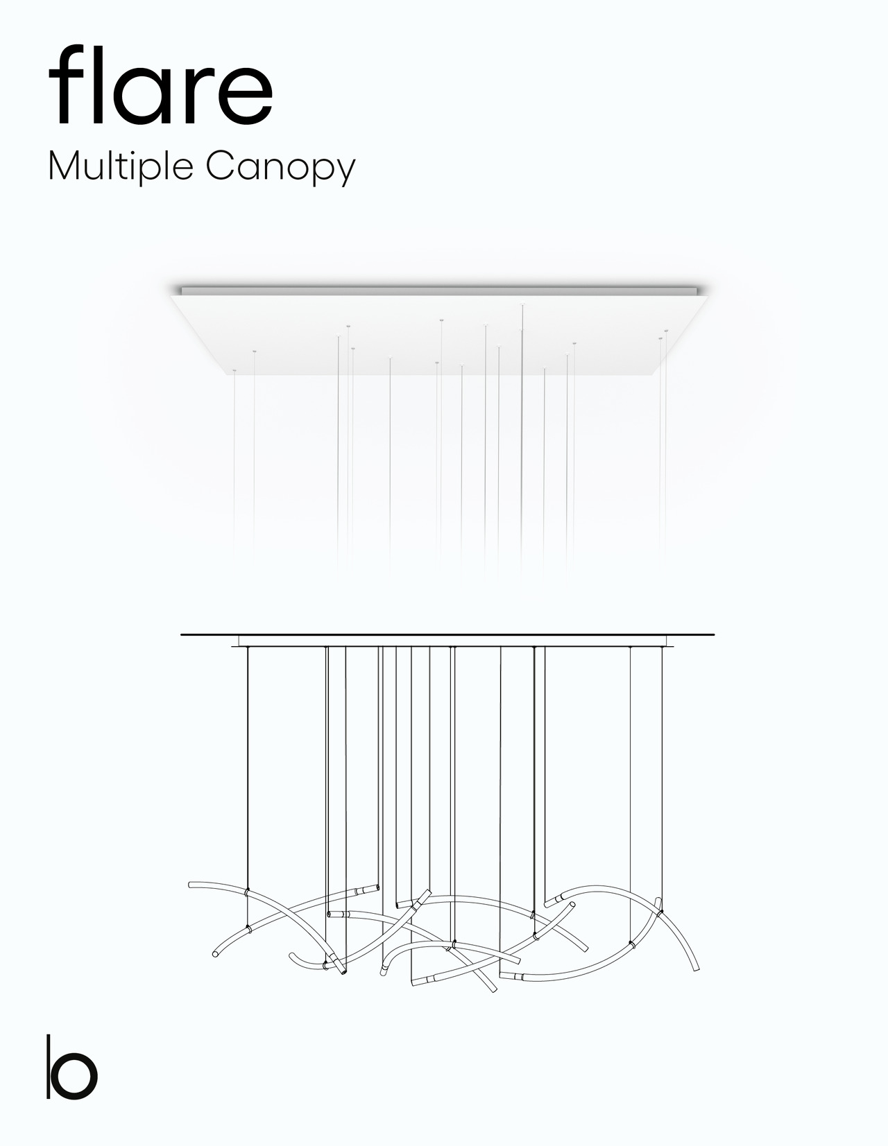 Flare Chandelier, 6 Pieces, Variant 11, view 6