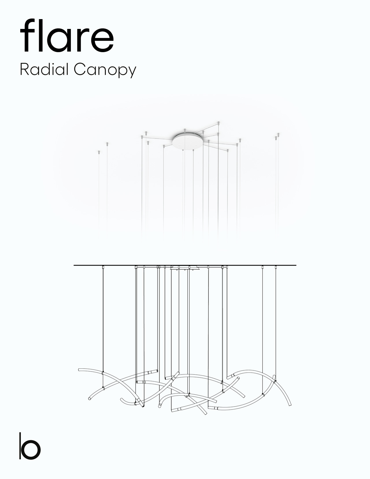 Flare Chandelier, 6 Pieces, Variant 11, view 5